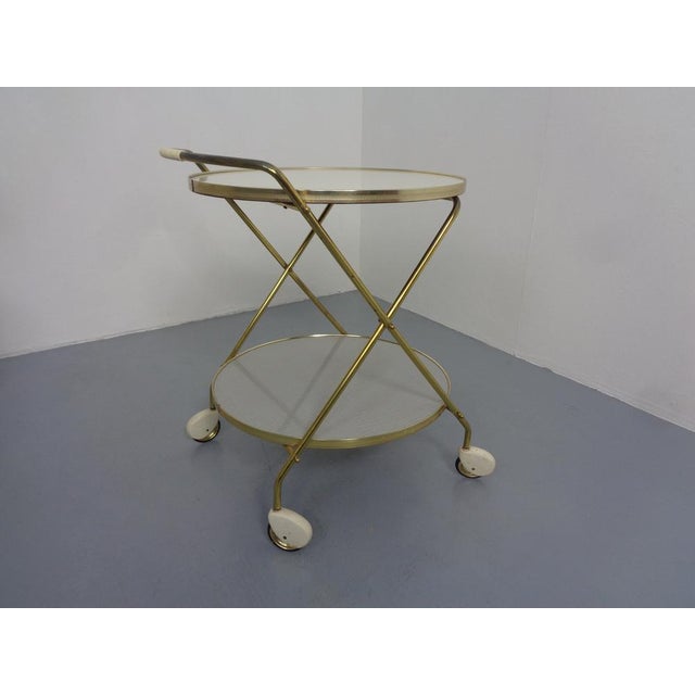Mid-Century Serving Bar Cart, 1960s For Sale - Image 4 of 18