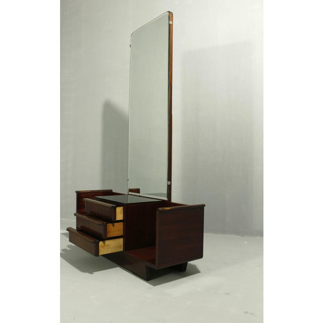 Chest of Drawers with Mirror, 1950s For Sale - Image 9 of 14