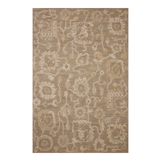 Chris Loves Julia x Loloi Dorothea Oak / Natural 2'-3" x 3'-9" Accent Rug For Sale