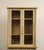 Tan Art Deco Style Natural Oak Cabinet With Coffered Panels and Glass Doors For Sale - Image 8 of 17