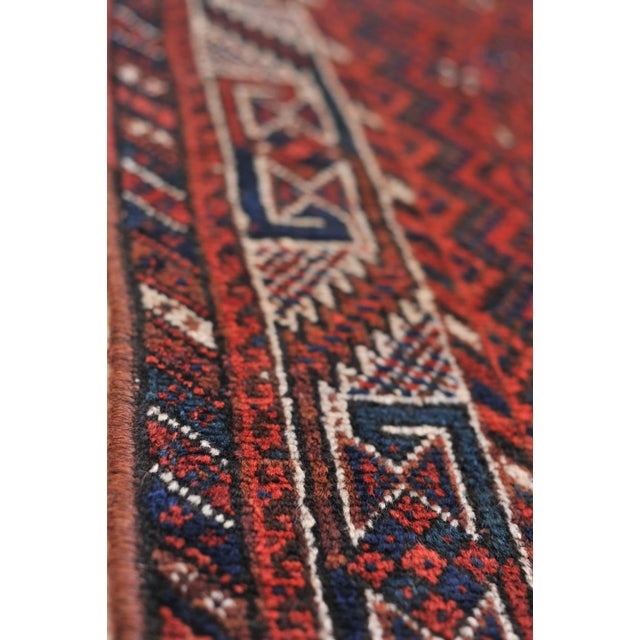 Red 1950s Landon Runner Rug , 4 x 11 For Sale - Image 8 of 10