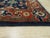 8x10 Violet Exquisite Navy Floral Medallion Hand Knotted Room Size Wool Rug For Sale - Image 4 of 5