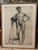 Drawing of a Naked Man in the Academic Hot Seat 1910 France For Sale - Image 4 of 12