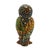 Whimsical multi-colored mosaic owl. Presumed to be from the 1970s. Perfect addition to any room...office, living room, or...