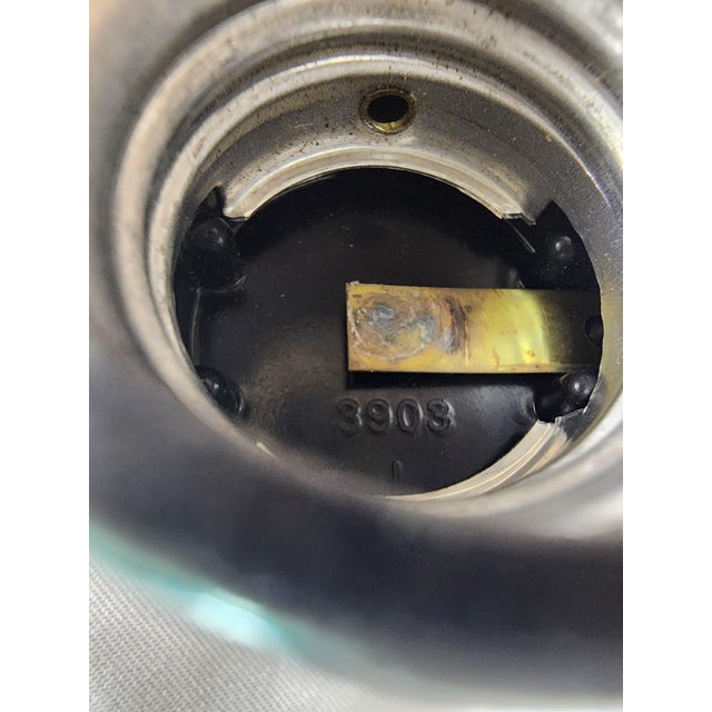 Metal Robert Abbey Attributed Brass Candlestick Regency Lamps - A Pair For Sale - Image 7 of 9