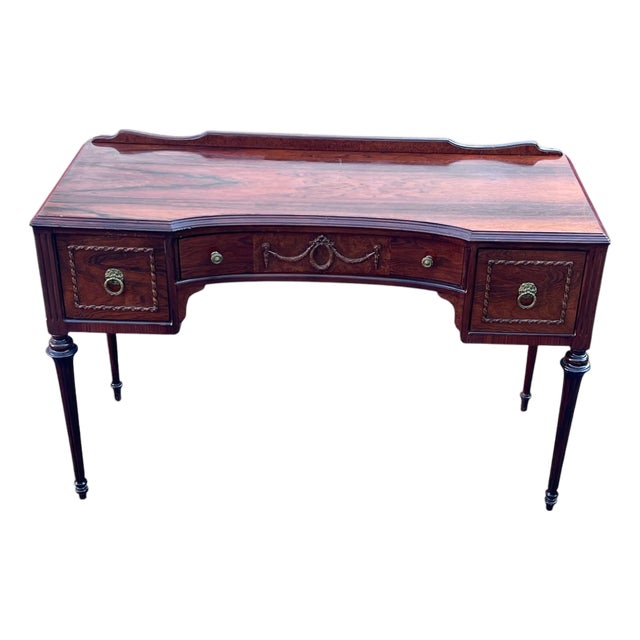 Early 20th Century Rosewood Desk For Sale