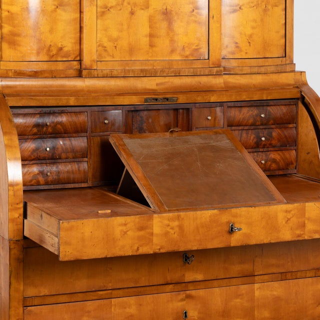 Mid-19th Century Danish Biedermeier Secretary Bureau For Sale - Image 9 of 14