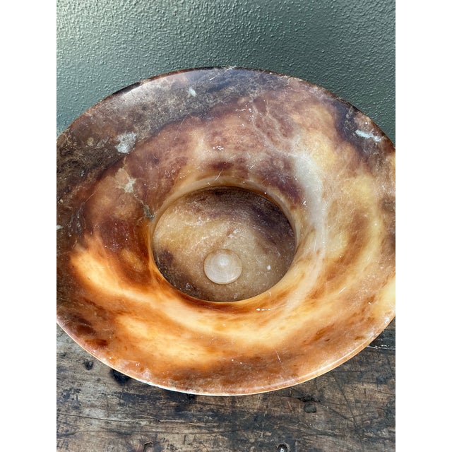 Vintage Alabaster Carved Urn For Sale - Image 10 of 12