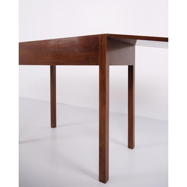 Mahogany Sewing Table with Storage Compartment, 1940s For Sale - Image 10 of 12