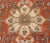 Antique Persian Serapi Rug in Geometric Medallion Design With Orange & Blue 8'2 X 11'3 For Sale - Image 10 of 16