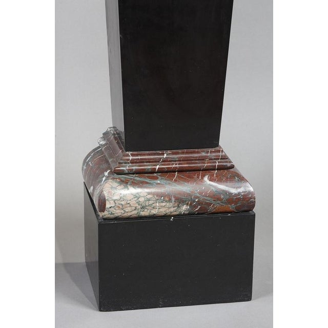 Black and Red 19th Century Pedestals, 1880, Set of 2 For Sale - Image 4 of 18