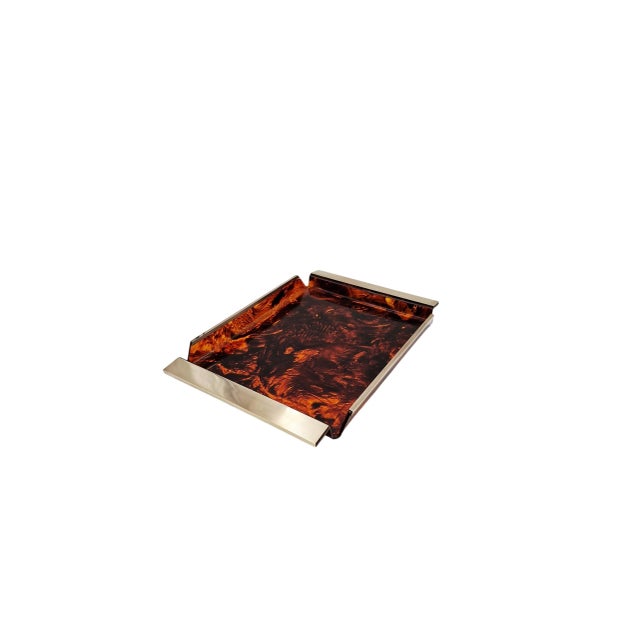 1970s Vintage Hollywood Regency Style Tray, 1970s For Sale - Image 5 of 10