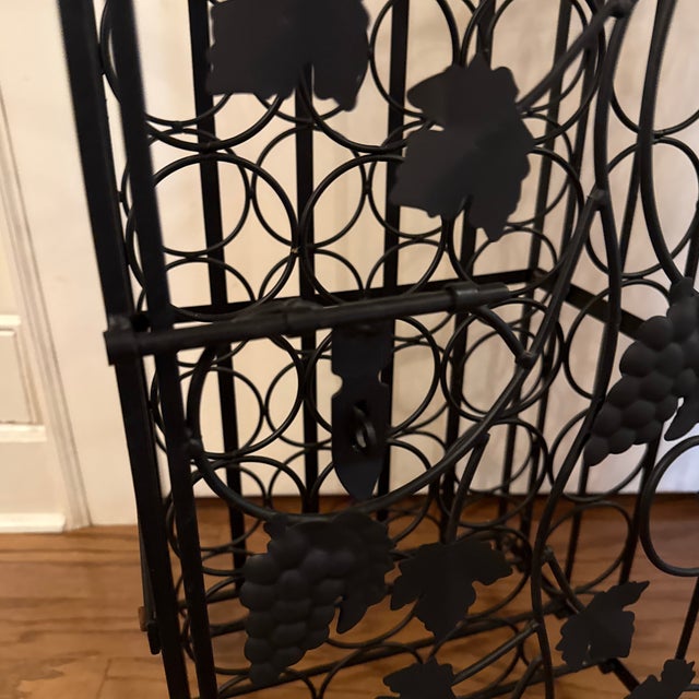 Late 20th Century Late 20th Century Iron Wine Cage For Sale - Image 5 of 6