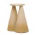 Contemporary Isola Honey Ceramic Side Table from Portego For Sale - Image 3 of 8