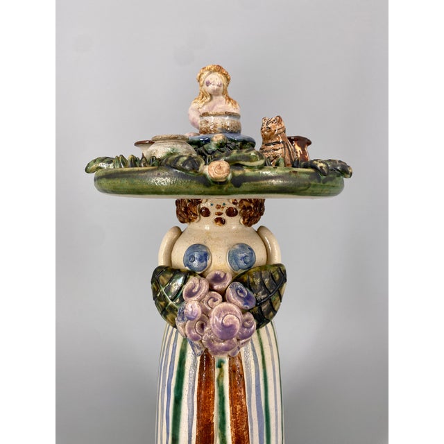 Annette Ody, Studio Ceramic Figure, 1970s, Ceramic For Sale - Image 6 of 15