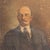 Original oil painting of Vladimir Lenin former Chairman of the Council of People's Commissars of the Soviet Union...