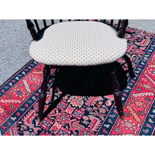 Brown Vintage Mid-19th C. High-Back Windsor Style Chair For Sale - Image 8 of 12