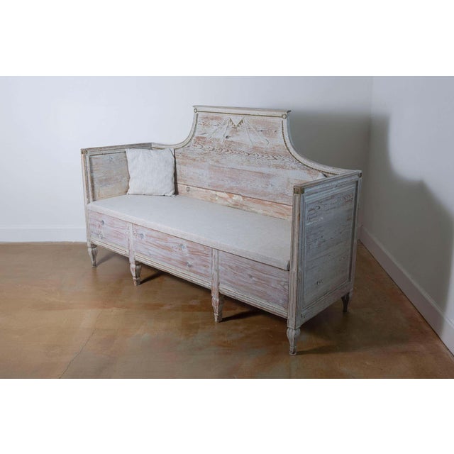 19th Century 19th Century Swedish Gustavian Sofa Circa 1820 For Sale - Image 5 of 7