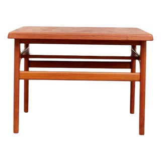 Mid-Century Model No.63 Coffee Table in Teak by E. W. Bach for Niels Bach, 1960s For Sale