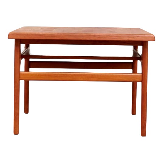 Mid-Century Model No.63 Coffee Table in Teak by E. W. Bach for Niels Bach, 1960s For Sale