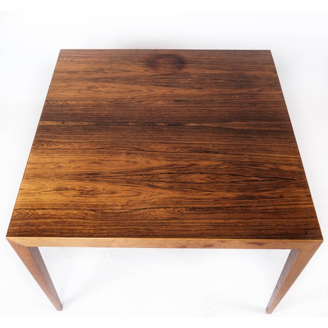 Rosewood Coffee Table by Severin Hansen for Haslev Furniture, 1960s For Sale - Image 3 of 10
