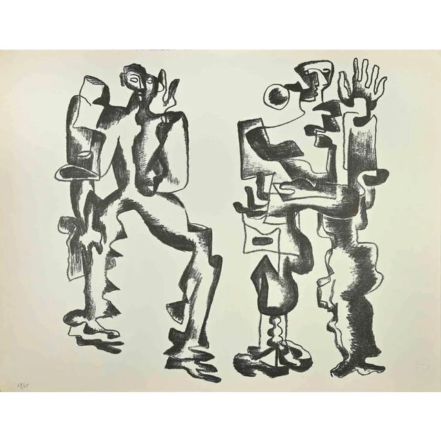 Modern Ossip Zadkine, Untitled, Lithograph, Mid 20th Century For Sale - Image 3 of 3