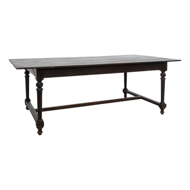 Antique French Farmhouse Table in Wood, 1900 For Sale