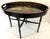 Beautifully crafted Regency Chinoiserie style tray table from the late 20th century. It is made of wood with hand painted...