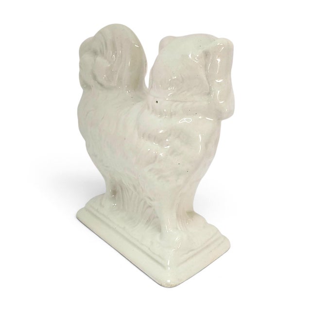 Edwardian English Staffordshire-Style Spaniel, Registered Design No. 542611, C. 1909 For Sale - Image 9 of 11