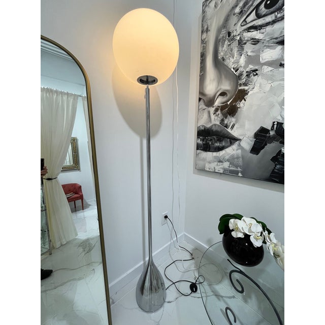 Murano Glass Floor Lamp by Leucos For Sale - Image 9 of 11