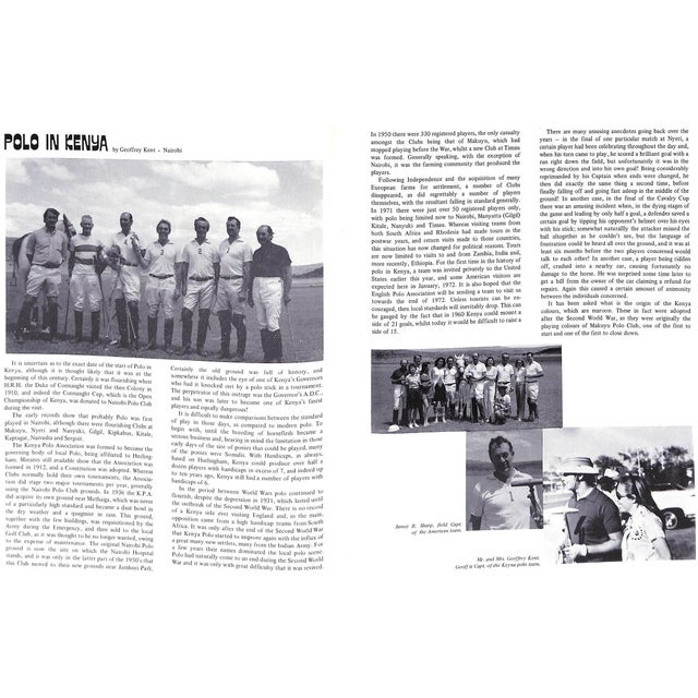 Mid 20th Century [Oak Brook] Polo, 72 Program For Sale - Image 5 of 15