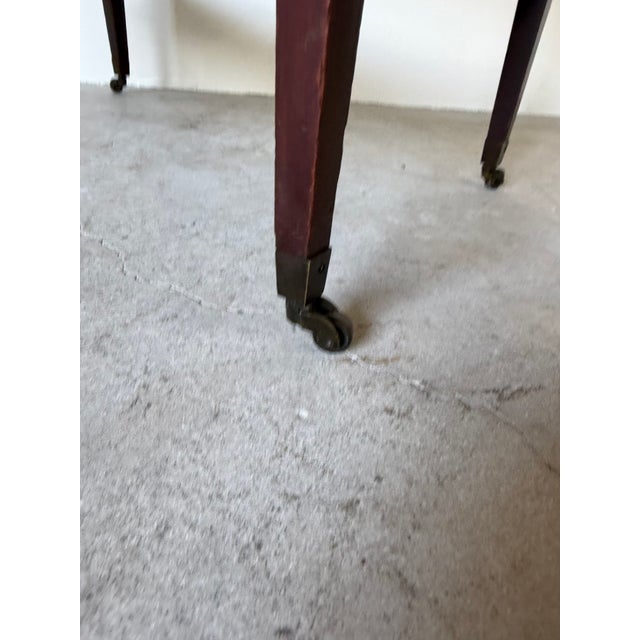 Wood 1960s French Hollywood Regency Three-Tier Mahogany Side Table For Sale - Image 7 of 12