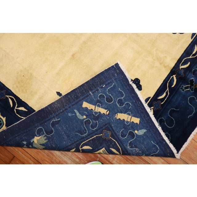 Antique Chinese Dragon Rug - 6'2" x 8'8" For Sale - Image 12 of 12