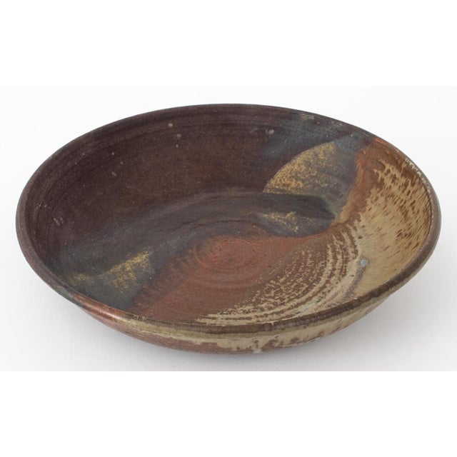 Toshiko Takaezu Toshiko Takaezu Glazed Stoneware Charger For Sale - Image 4 of 11