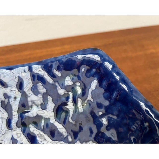 Mid-Century Brutalist Fat Lava Pottery Bowl, 1960s For Sale - Image 6 of 18