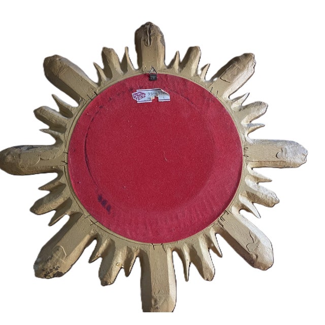 Wenz Giltwood Sunburst Mirror, Germany, 1960s For Sale - Image 12 of 13