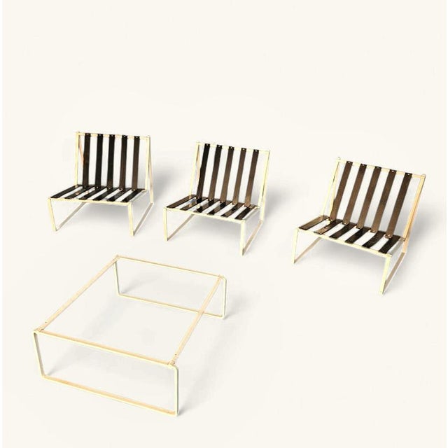024 Chairs and Coffee Table by Kho Liang Ie for Artifort, 1962, Set of 4 For Sale - Image 17 of 18