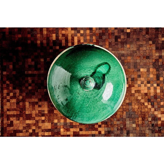 Large Green-Glazed Storage Pot, France, 19th Century For Sale - Image 11 of 12