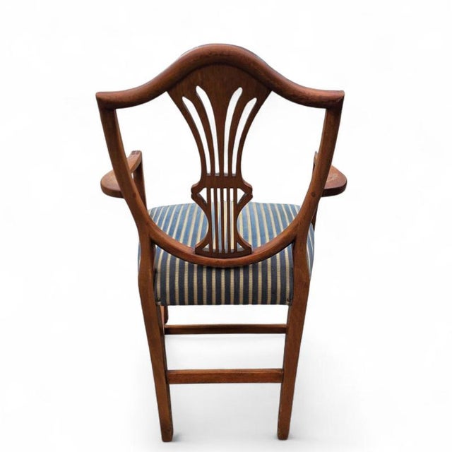English Mahogany Hepplewhite Chairs, 1920s, Set of 6 For Sale - Image 10 of 18