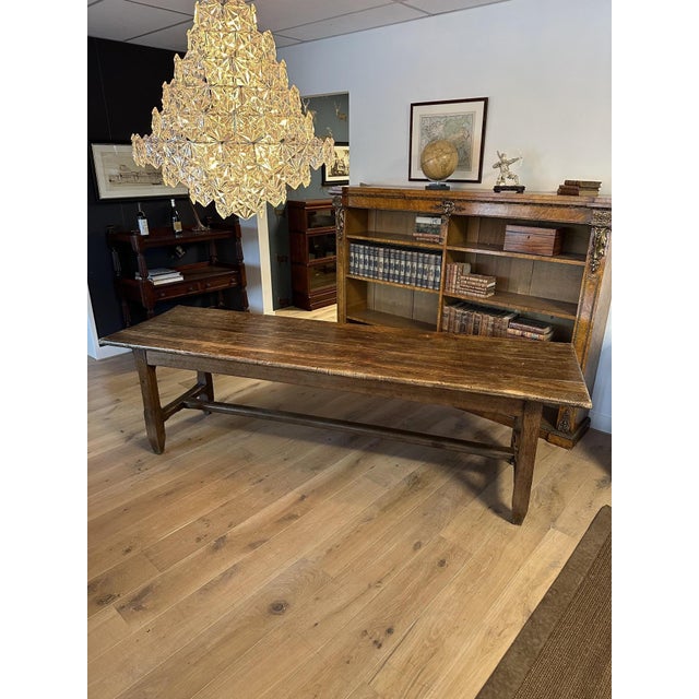 Large French Antique Farmhouse Table For Sale - Image 14 of 16