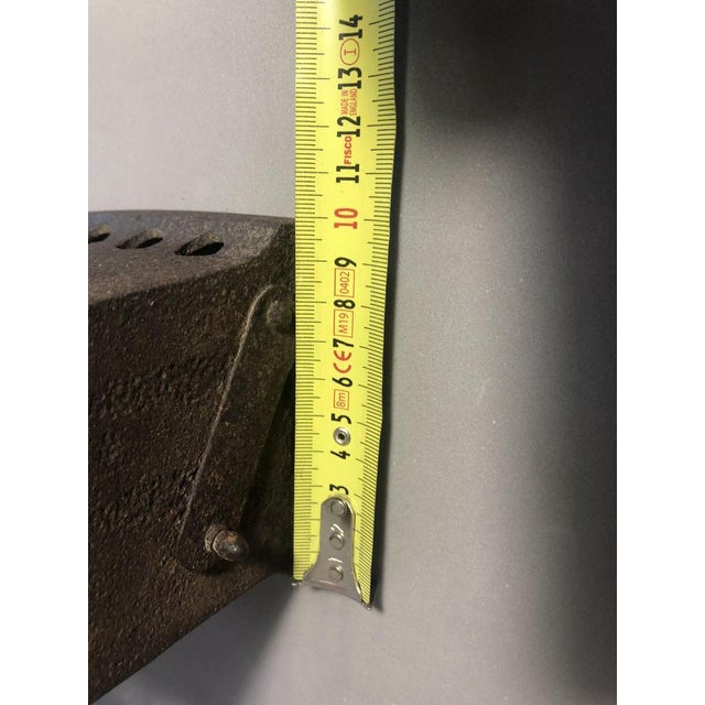 Antique Cast Iron Charcoal Griddle For Sale - Image 11 of 14
