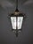 1950s Brass & Etched Glass Cross Lantern For Sale - Image 9 of 11