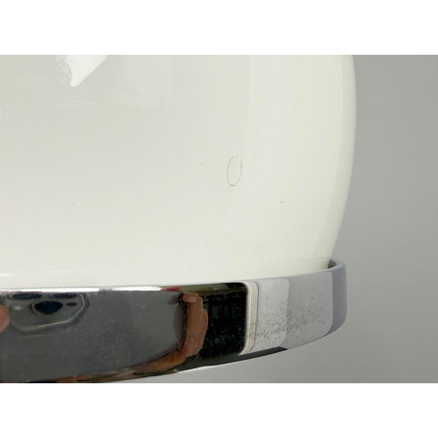 Glass Bauhaus Table Lamp by Carl Jacob Jucker for Imago DP, Italy, 1960s For Sale - Image 7 of 11