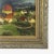 Mid 20th Century Vintage Folk Art German Village Mountainous Landscape, Signed (Oil on Board) For Sale - Image 5 of 7
