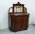 Sideboard Chiffonier with Mirror Top and Rounded Faceted Leaded Glass Doors, Germany, 1890s For Sale - Image 16 of 16
