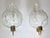 La Murrina Murano White and Clear Glass Leaf Wall Sconces - a Pair For Sale - Image 12 of 13