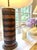 Turned Wood Barrel Form Table Lamps With Shades, Set of 2 For Sale - Image 11 of 18