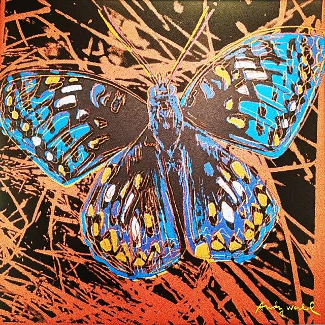 Andy Warhol ""Butterfly" Limited Edition Lithograph by CMOA. Stunning Limited Edition of 500 Numbered in Pencil with the...