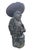 A wonderfully charming and expressive vintage garden sculpture hand-carved from dense, textured volcanic stone. This...