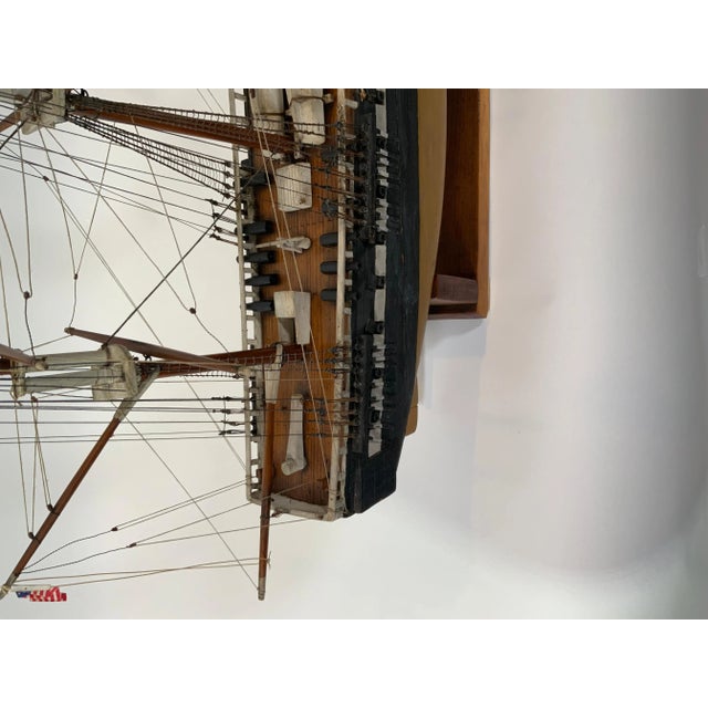 Antique American Ship Model, circa 1910 For Sale - Image 10 of 12